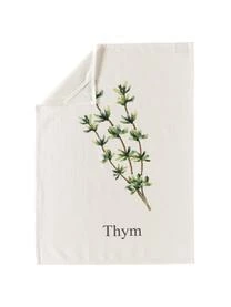 Cote Table Baumwoll-Geschirrtücher-Set Aroma Mit Gewürz-Motiven, 5-tlg. – Bild 8