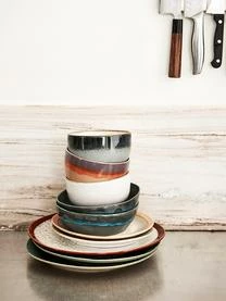 HKliving Handgemachter Speiseteller 70's, 2 Stück – Bild 5