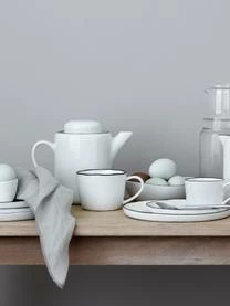 Broste Copenhagen Handgemachte Porzellan Teekanne Salt Aus Porzellan, 1.3 L – Bild 4