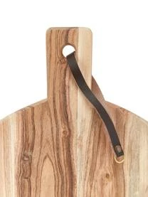 Bahne Akazienholz-Schneidebrett Acacia Mit Lederband, Verschiedene Größen – Bild 6