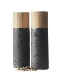 BITZ Salz- Und Pfeffermühle Bizz Mit Holzdeckel, 2er-Set – Bild 5