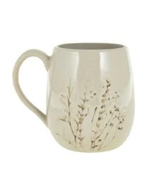 Bloomingville Handgemachte Tasse Bea Mit Gräser-Motiv – Bild 4