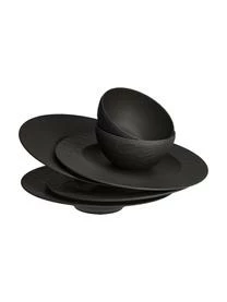 Villeroy & Boch Porzellan Geschirr-Set Rock, 2 Personen (6-tlg.) – Bild 3