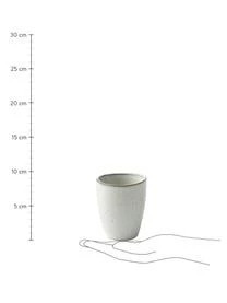 Broste Copenhagen Handgemachte Becher Nordic Sand, 6 Stück – Bild 6