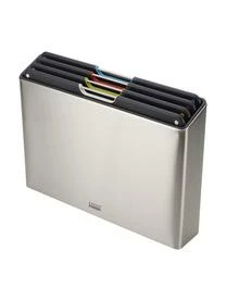 Joseph Joseph Schneidebretter-Set Folio Mit Halterung, 5-tlg.