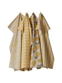 Jotex Baumwoll-Geschirrtücher Salvia, 4er-Set