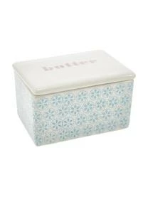 Bloomingville Handbemalte Butterdose Patrizia Mit Verspieltem Muster
