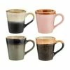HKliving Handgemachte Espressotassen 70's, 4er-Set