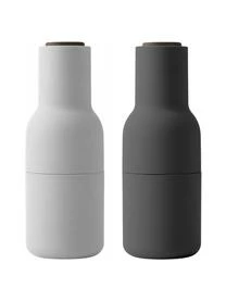 Menu Designer Salz- & Pfeffermühle Bottle Grinder Mit Walnussholzdeckel, 2er-Set
