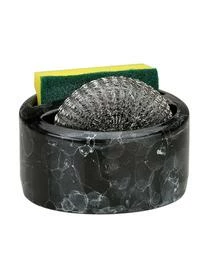 Andrea House Schwammhalter Bubble In Marmor-Optik, 3er-Set