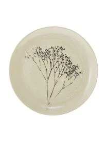 Bloomingville Handgemachter Frühstücksteller Bea Mit Gräser-Motiv