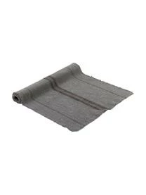 Madam Stoltz Baumwoll-Tischläufer Ripo Mit Fransen