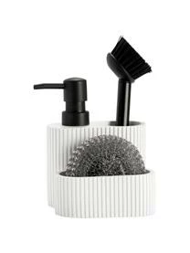 Andrea House Spülmittelspender Poly Mit Schwamm, 3-er Set