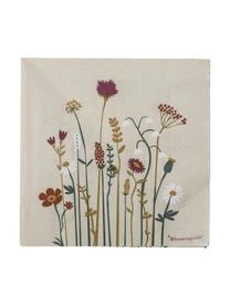 Bloomingville Papier-Servietten Paige Mit Blumenmuster, 20 Stück