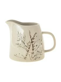 Bloomingville Handgemachtes Milchkännchen Bea Mit Gräser-Motiv