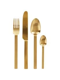 Jotex Besteck-Set Lexi Mit Rillenstruktur Am Griff, 6 Personen (24-tlg.)